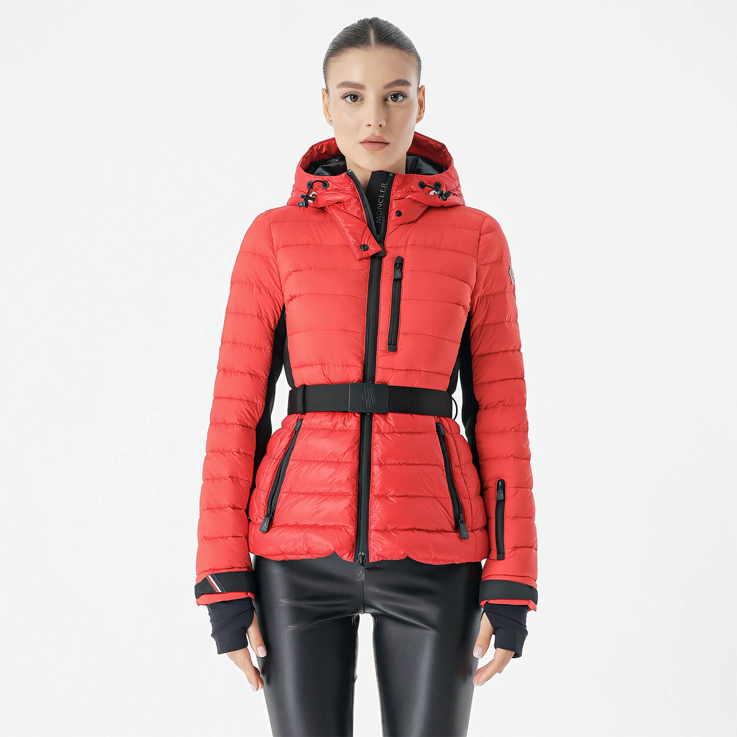 Moncler womens discount belted jacket